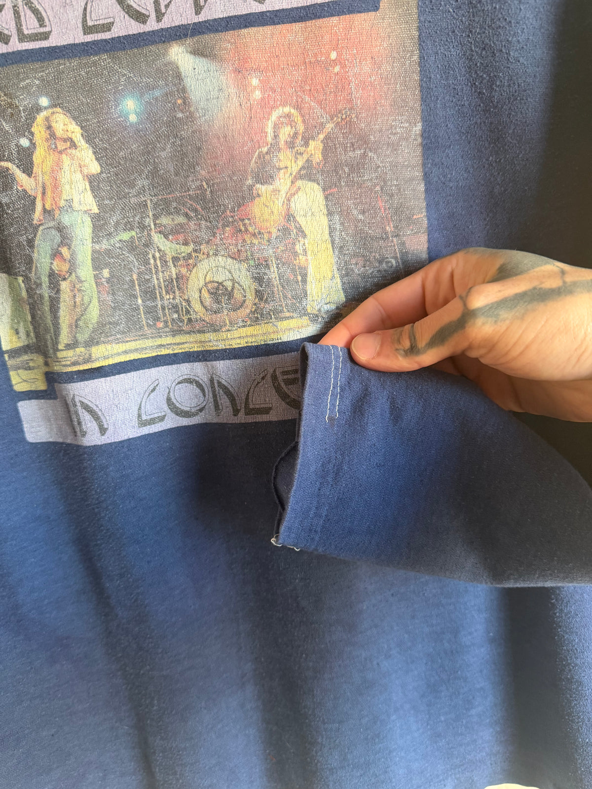 1970s Led Zeppelin In Concert Iron On