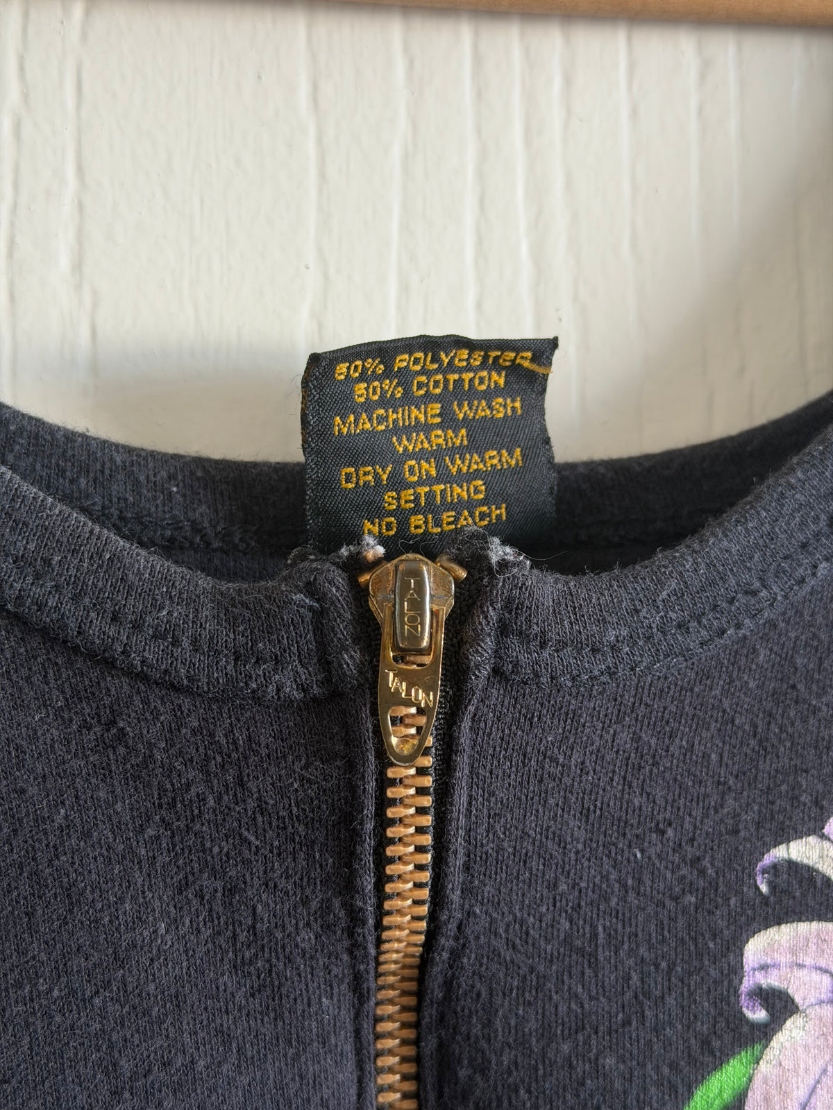 1989 Harley Davidson front zip crop tank