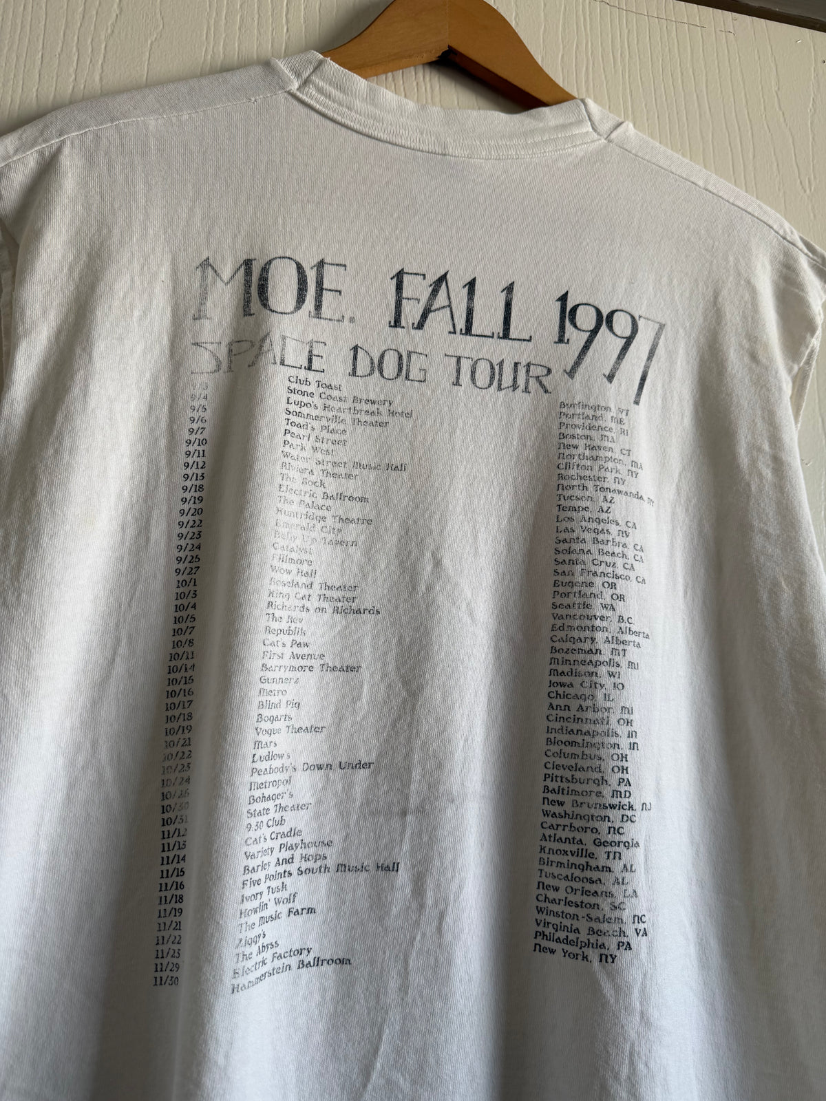 1997 MOE. Fall Space Dog Tour