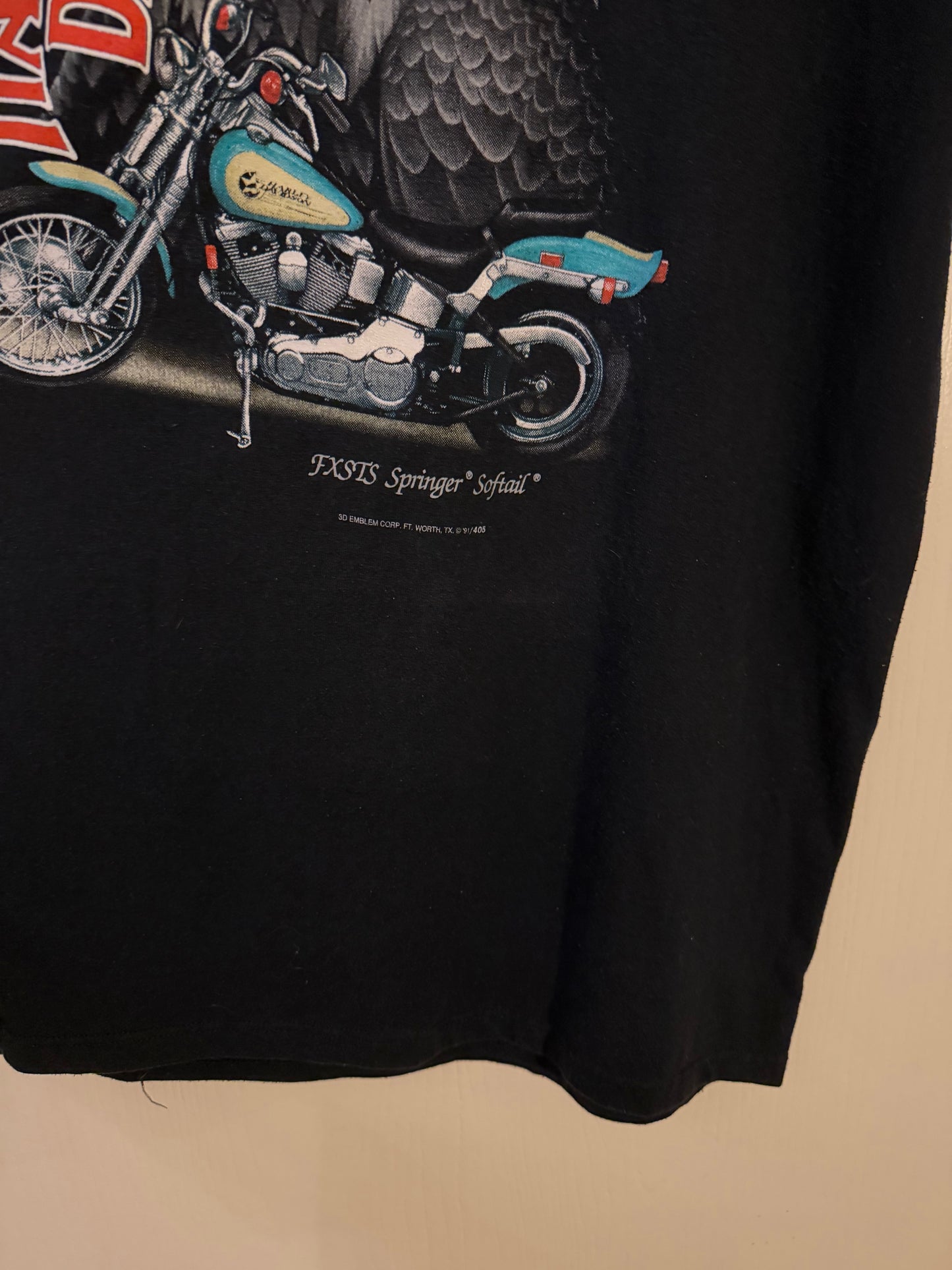 1991 3D Emblem Harley Davidson Eagle Softail